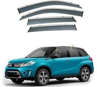 LIAOAL Cortavientos ventanilla Coche Derivabrisas para Suzuki Vitara 2016-2023 Viseras Ventana Deflectores Protección contra.