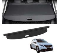 LIAOAL Cubierta de Carga for Maletero de Coche, para Peugeot 2008 I (Facelift 2016) 2016, Cortina de privacidad Maletero Trasero de Coche.