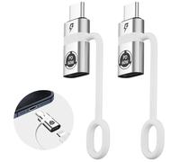 Liaoan Adaptador Lig-HT-ing a USB C, PD60W Carga rápida y Datos USB C Macho a -iO-S Hembra Adaptador Compatible con Phone 16/15/ Plus/Pro, no admite Auriculares y Funciones OTG, Color Plateado