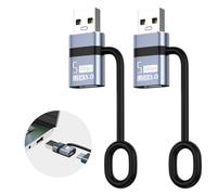 Liaoan Weiyu Adaptador USB a USB C, 2 unidades, tipo C a USB 3.0, adaptador OTG, transferencia de datos de 5 GB, para i-Phone 16 15 14 Pro Max, i-Pad 10 11...