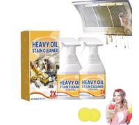 Liapu Kitchen Heavy Oil Cleaner, 2025 New All Purpose Kitchen Heavy Oil Cleaning Agent, Degreaser Kitchen Cleaner Spray For Countertops, Ovens, And Appliances (2PCS)