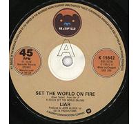 Liar - SET THE WORLD ON FIRE 7 INCH (7" VINYL 45) UK BEARSVILLE 1978