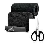 LIAVOP Cinta Reparación Tela Autoadhesiva 10 cm x 2 m - Para Asiento Coche, Capota, Tienda, Muebles - Negra, Impermeable, Lavable y Cortable Robusto, resistente al desgaste y a los arañazos.