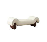 LIBANGRONG-888 Banco de Ventana Sala de Estar Banco for Cambiar Zapatos Sofá Cuero Largo Madera Dormitorio Final la Cama Bancos de Extremo de Cama(Grande)