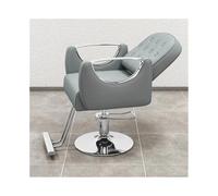 LIBANGRONG-888 Silla de barbero Sillas de peluquería específicas for peluquerías, sillas de Corte Que se Pueden Subir, Bajar y Girar. Silla de salón | Taburete con Ruedas(Blue)