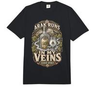 Líbano libanés Arak Runs In My Veins Comfort Colors Adult Heavyweight T-Shirt