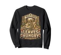 Líbano libanés No One Leaves Hungry Sudadera