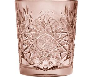 Libbey «Hobstar» - Vaso: 6 x 0,35 litros, color rosa