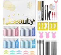 Libeauty Lifting PestañAs Kit, Paquete De 40 Kit De Levantamiento De PestañAs Y Kit De LaminacióN De Cejas 2 En 1, Rizo De Larga DuracióN De 7 Semanas, Uso Profesional Y DoméStico, Semipermanente Rizo