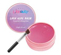 Libeauty Pegamento Lifting Pestañas y Cejas, Adhesivo Fuerte de Fresa, Secado Rápido Para Salones de Belleza