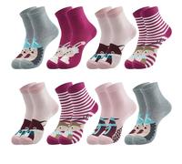 Libella 10 Pares de Calcetines para Niña de Media Caña Calcetines Escolares Deportivos Running y de Invierno Multicolor 2885 Talla 27-30
