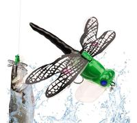 Libellen Angelköder für Süßwasser Angeln | Lebensechter Kunstköder für Fluss Angeln | Robuster Köder aus ABS mit Carbonstahl Haken | Realistisches Angel Zubehör Forelle Barsch Outdoor Abenteuer