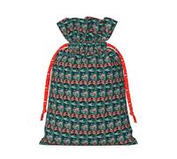 Libélula con estampado de nenúfares de agua, con cordón, reutilizables, ecológicas, para regalos de fiesta de cumpleaños