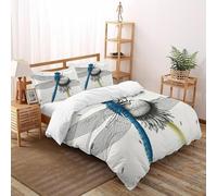 Libélula Diente de león Funda Nórdica Algodon 3 Piezas con Impresión En 3D Fantasy Field Insects con Funda Almohada Double（200x200cm） 100% Microfibra Ropa De Cama para Adultos Y Niñas