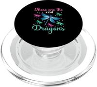 Libélula Estos Son los Verdaderos Dragones Libélulas Insecto PopSockets PopGrip para MagSafe