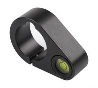 Libélula redonda con soporte para placas de medición de 32 mm, plástico | Burbuja Libélula Accesorios Para GPS Trípode Y Carbono Centering Rod, Negro
