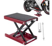LIBENTO DE GARAJE COMPACTO - Jack de tijera de motocicletas, soporte portátil | Soporte de elevación de motocicletas, mesa manual de elevación de acero inoxidable para ATV o mantenimiento de bricolaje