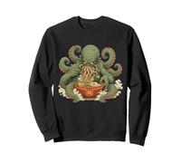 Libera el Arte del Monstruo de Fideos Eldritch Ramen Sudadera