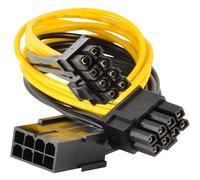 Libera el potencial de tu tarjeta gráfica, cable adaptador de alimentación para tarjeta de video PCI-E PCI Express de 8 pines a doble 8 pines y 6