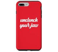 Libera tu mandíbula Terapeuta Conciencia sobre la Salud Mental Respira Carcasa para iPhone 7 Plus/8 Plus