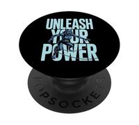 Libera tu Poder, Mujeres poderosas y poderosas, Hombre Lobo PopSockets PopGrip Adhesivo
