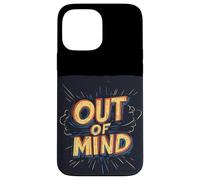 Libera tus pensamientos con este emblema fuera de la mente Carcasa para iPhone 13 Pro Max