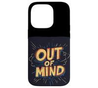Libera tus pensamientos con este emblema fuera de la mente Carcasa para iPhone 14 Pro