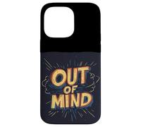 Libera tus pensamientos con este emblema fuera de la mente Carcasa para iPhone 14 Pro Max