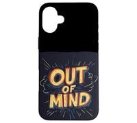 Libera tus pensamientos con este emblema fuera de la mente Carcasa para iPhone 16 Plus