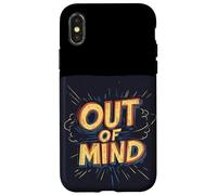Libera tus pensamientos con este emblema fuera de la mente Carcasa para iPhone X/XS