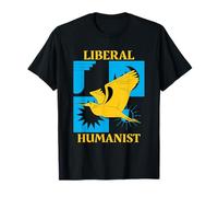 Liberal Humanista Libertad Amor Paz Declaración Camiseta