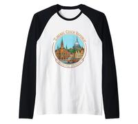 Liberec República Checa Viaje Souvenir City Gift Camiseta Manga Raglan