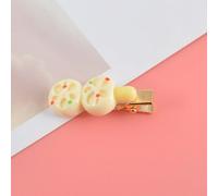 LIBERGA 10 Piezas Pinzas Para Pelo De Raíz De Loto De Comida De Imitación, Pasadores Divertidos Para Pelo, Tocado Horquillas Pequeñas De 3cm Para Mujer