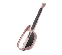 LiberLive Guitarra inteligente C1 sin cuerdas, guitarra plegable de respaldo de viaje, generador de acordes, hojas de acordes interactivas con aplicación, máquina de batería integrada y base para