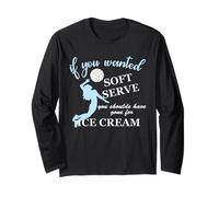 Libero Camiseta de Voleibol de Helado If You Wanted Soft Serve Manga Larga