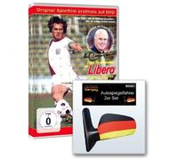 Libero - largometraje sobre Franz Beckenbauer (+ 2 banderas con espejo de coche)