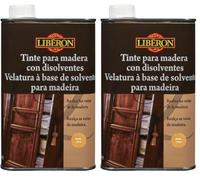 Libéron Tinte para madera al disolvente roble claro 0.5l (Paquete de 2)