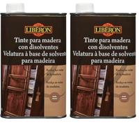 Libéron Tinte para madera al disolvente roble oscuro 0.5l (Paquete de 2)