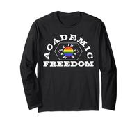 Libertad académica al Estilo Universitario con Pride Rainbow Manga Larga