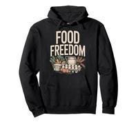 Libertad alimentaria Homestead Jardinería Autosuficiencia Sudadera con Capucha