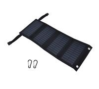 Libertad con energía solar, cargador solar portátil con paneles solares monocristalinos plegables para aventuras al aire libre, diseño impermeable