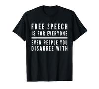 Libertad de expresión Amante de la Libertad Primera Enmienda Política Divertida Camiseta gráfica económica