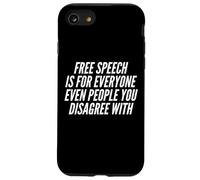 Libertad de expresión Anti-Despertar No despertó Censura Humor libertario Carcasa para iPhone SE (2020) / 7/8