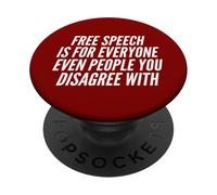 Libertad de expresión Anti-Despertar No despertó Censura Humor libertario PopSockets PopGrip Adhesivo