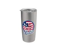 Libertad de Liberia vive aquí Bandera liberiana en un puño levantado Vaso térmico de acero inoxidable de doble pared