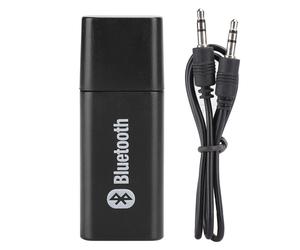 Libertad de sonido sin límites, adaptador Bluetooth compacto de material ABS para tus actuaciones en el escenario, interfaces de salida USB y AUX