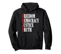 LIBERTAD DEMOCRACIA JUSTICIA VERDAD Sudadera con Capucha