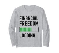 Libertad Financiera Cargando Vivir Sin Deudas Jubilarse Temprano Manga Larga