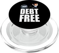 Libertad financiera Libre de deudas Bola y Cadena Finanzas Carácter PopSockets PopGrip para MagSafe