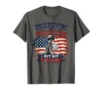 Libertad Inestimable No Libre Honor Valor Sacrificio Veteranos Camiseta